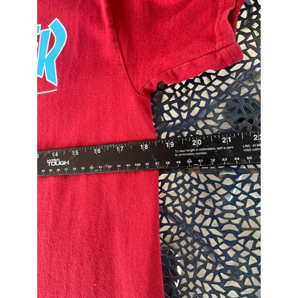 Vintage Y2K Thrasher Magazine red and blue cotton tee Size M San Francisco Ca. - Picture 6 of 6